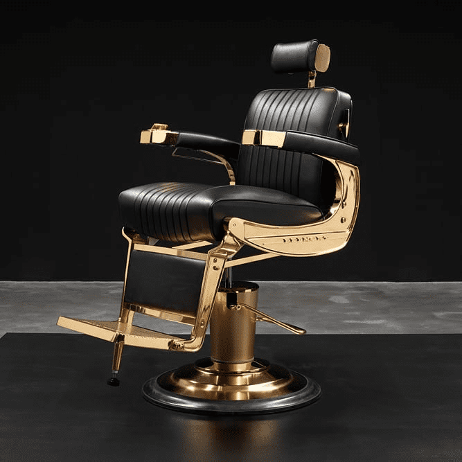Gold Barber Chair