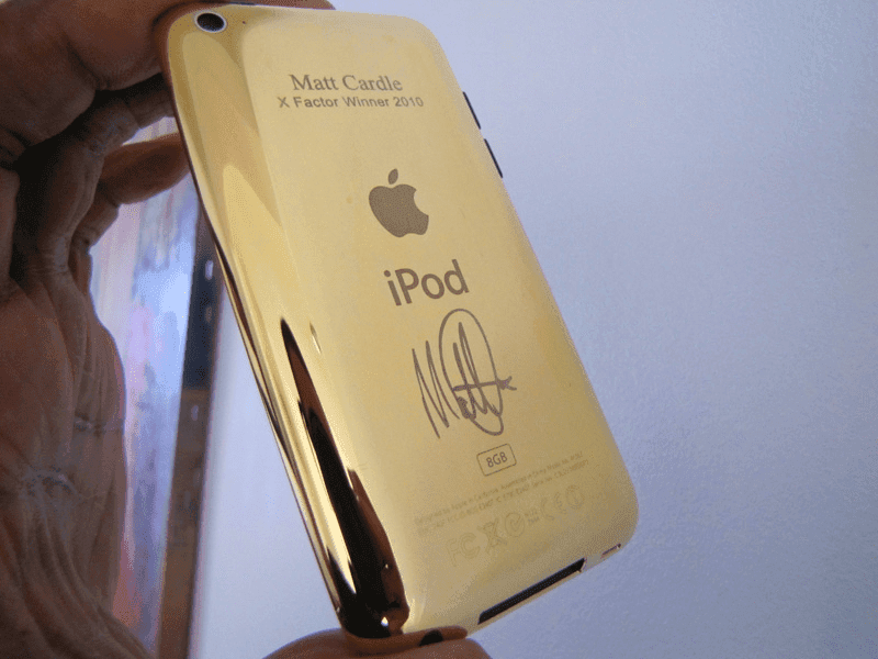 X – Factor 24k Gold iPod