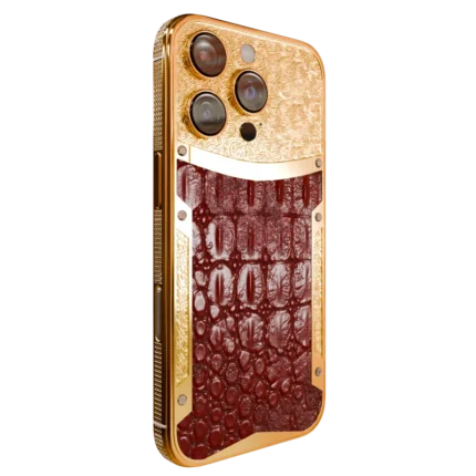 Brown Croc Diamond iPhone 16 Pro and Pro Max.webp