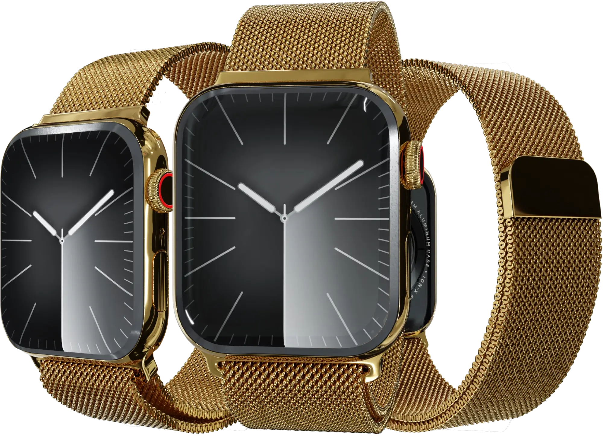 Apple Watch 10 – 24k Gold with Milanese Strap Apple Watch 10 – 24k Gold with Milanese Strap