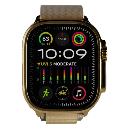 Ultra 3 Watch with Alpine Loop Band 24k Gold Customize