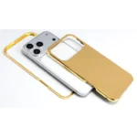 24k Gold iPhone 17 Pro Pro Max Custom Cover Back Side