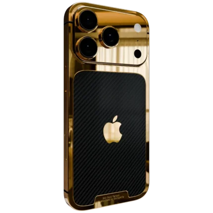 24K Gold Carbon iPhone 17