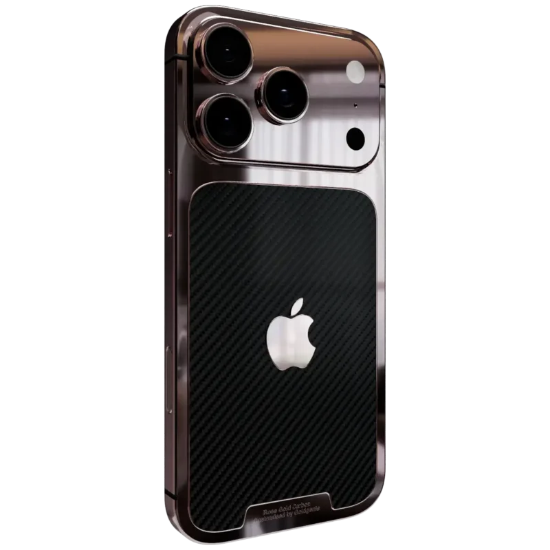Rose Gold Carbon iPhone 17